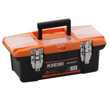 KSEIBI Heavy Duty Truck General Empty Plastic Tool Box With Clips For Storage & Mechanic